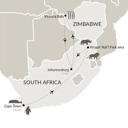 4-COUNTRY SOUTHERN AFRICA HIGHLIGHTS TOUR